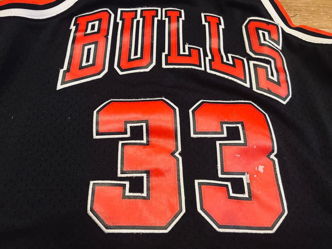 ユニフォーム 古着 90s Mitchell & Ness ブルズ PIPPEN