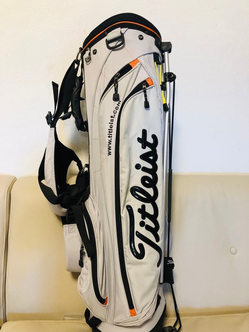 【送料込み】廃盤希少品　超軽量　Titleist グレー キャディバッグ