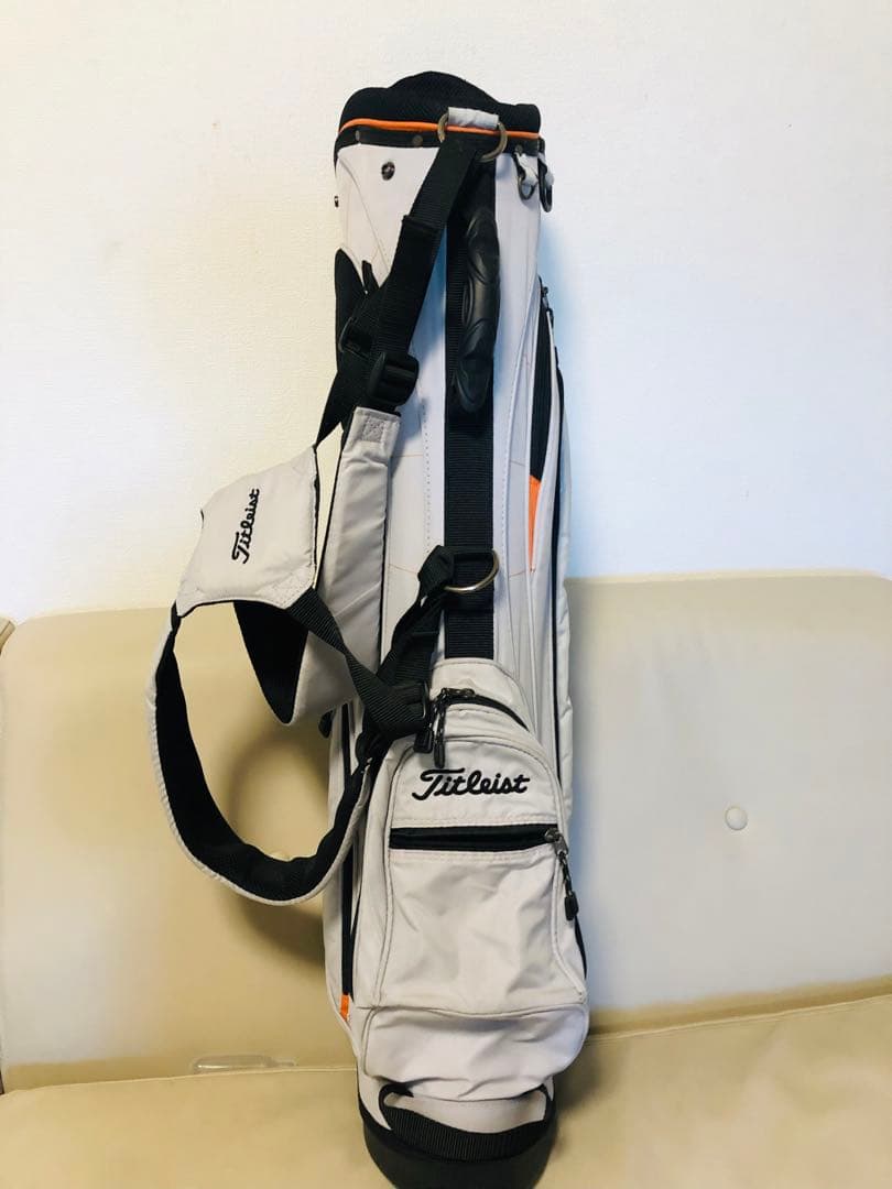 【送料込み】廃盤希少品　超軽量　Titleist グレー キャディバッグ