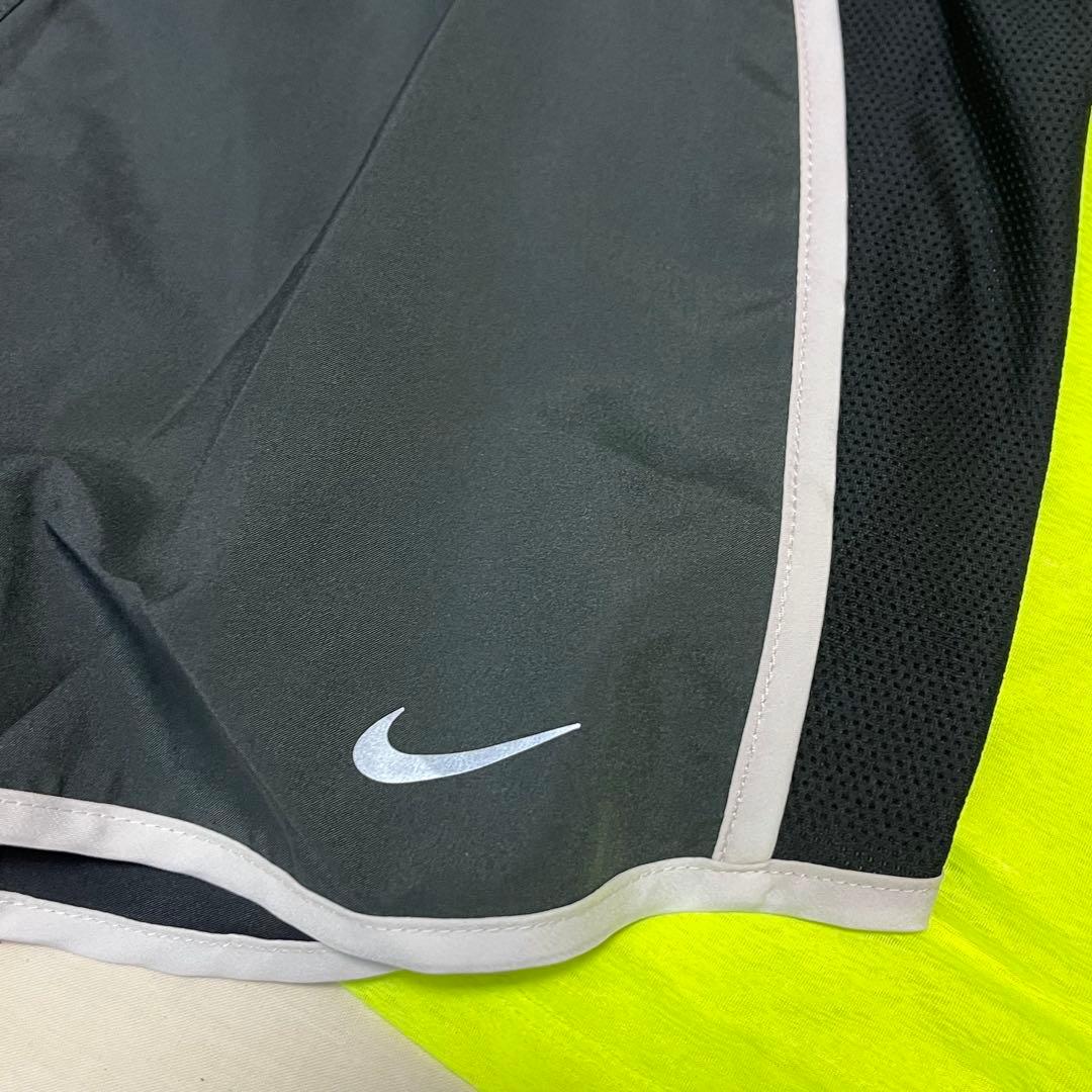 新品✨ナイキ NIKE ランニングウェア 上下セット 蛍光 黄色 黒 Lサイズ