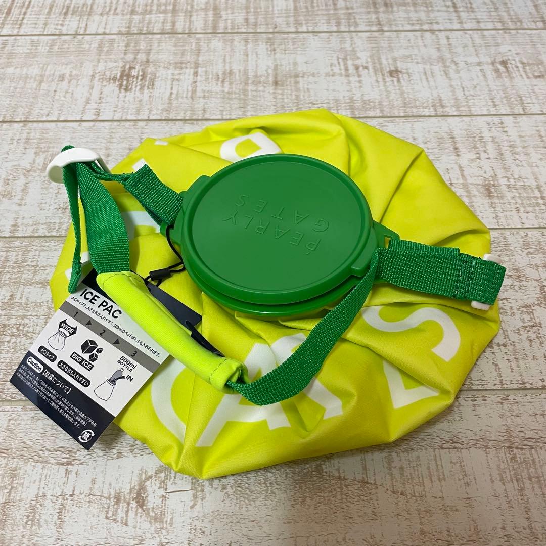 新品 パーリーゲイツ 氷嚢 大サイズ ストラップ付き イエロー