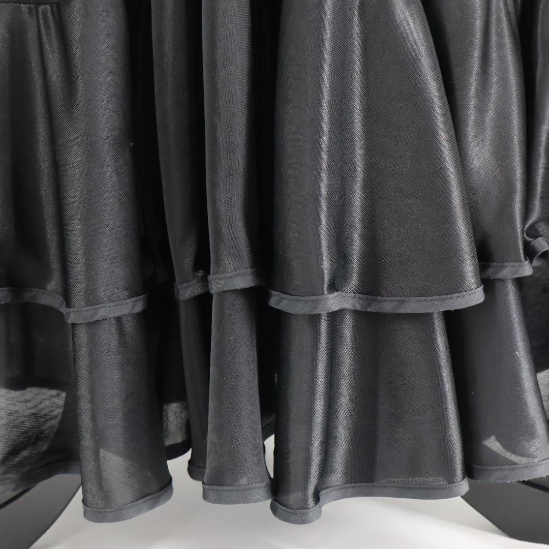 【フラメンコ衣装】ブラック prima boutique ファルダ スカート 黒