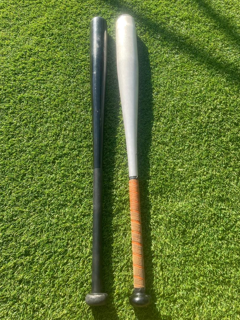 中学硬式ゼットネオステイタス83cm740g JB竹バット83cm750g