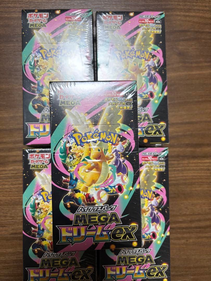 ポケカ　シュリンク付き　ハイクラスパック MEGAドリームex 5BOX