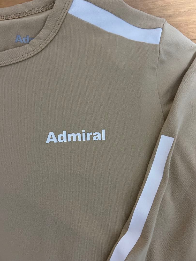 Admiral テニスウェア Mサイズ ベージュ・ホワイト　Mサイズ