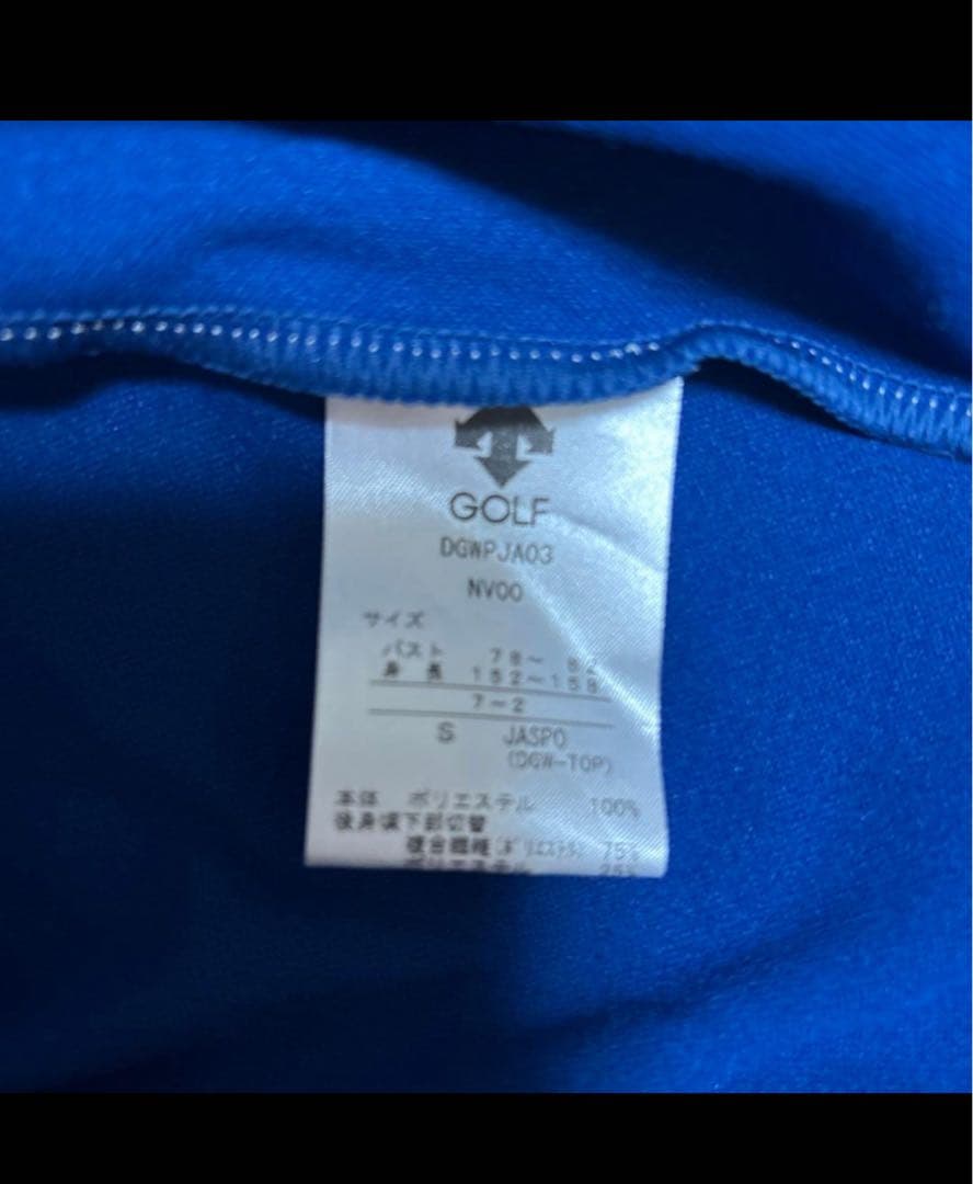 DESCENTE ゴルフウェア セット S ネイビー
