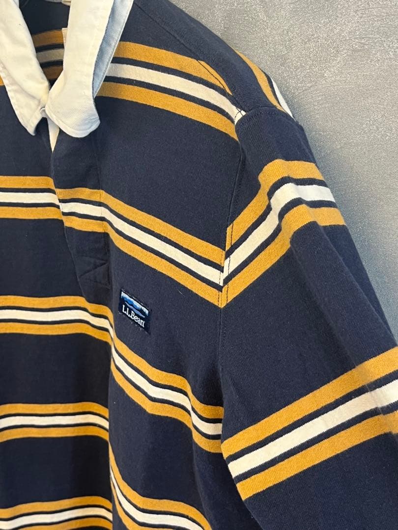 L.L Bean rugger shirt PERU製