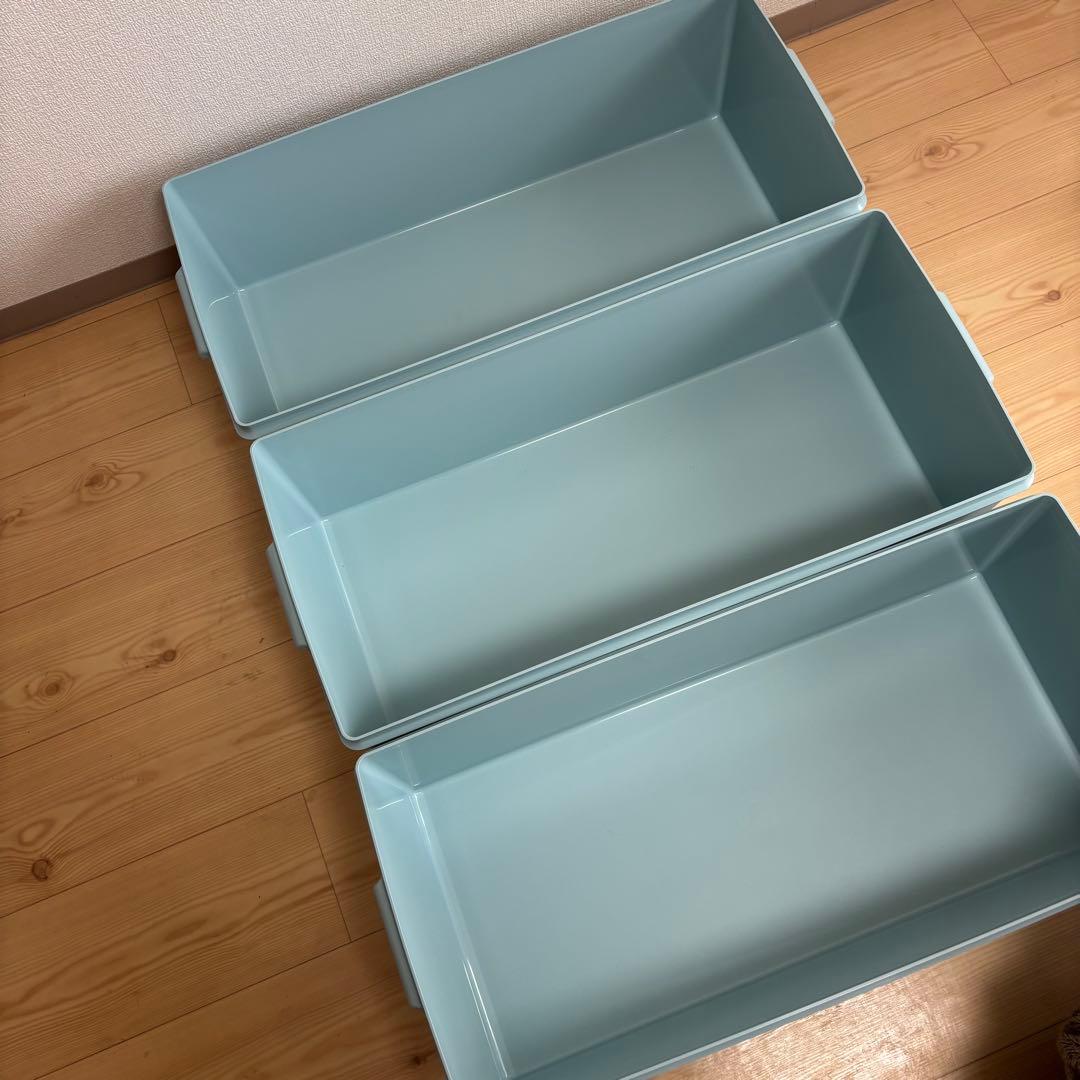 3個セット　タッパーウェア　衣装ケース　②