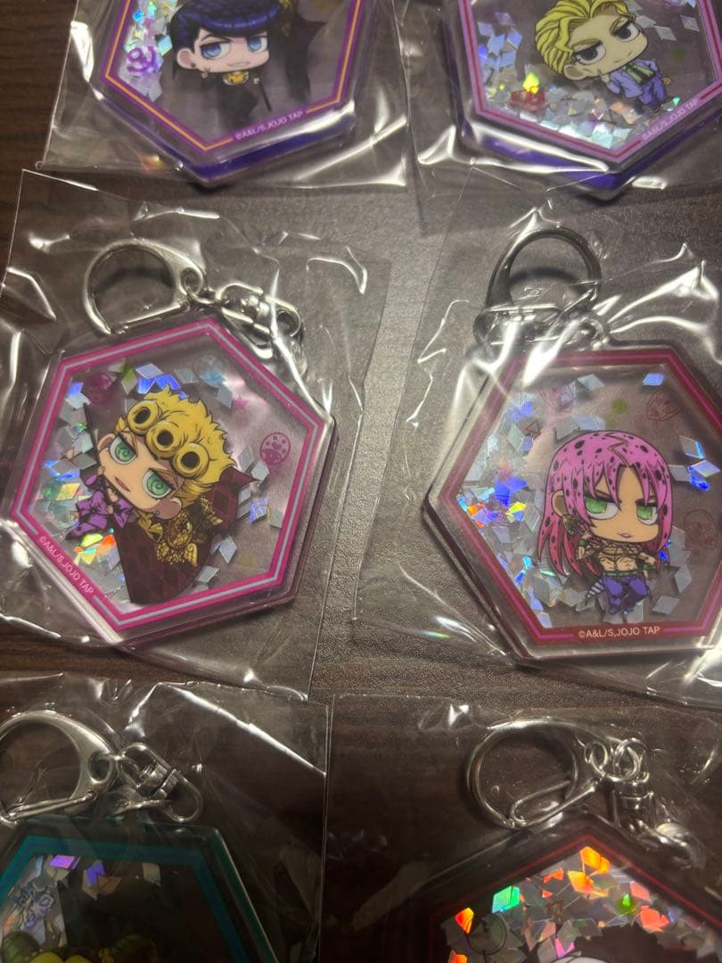 ジョジョ スパンコール キーホルダー　全種