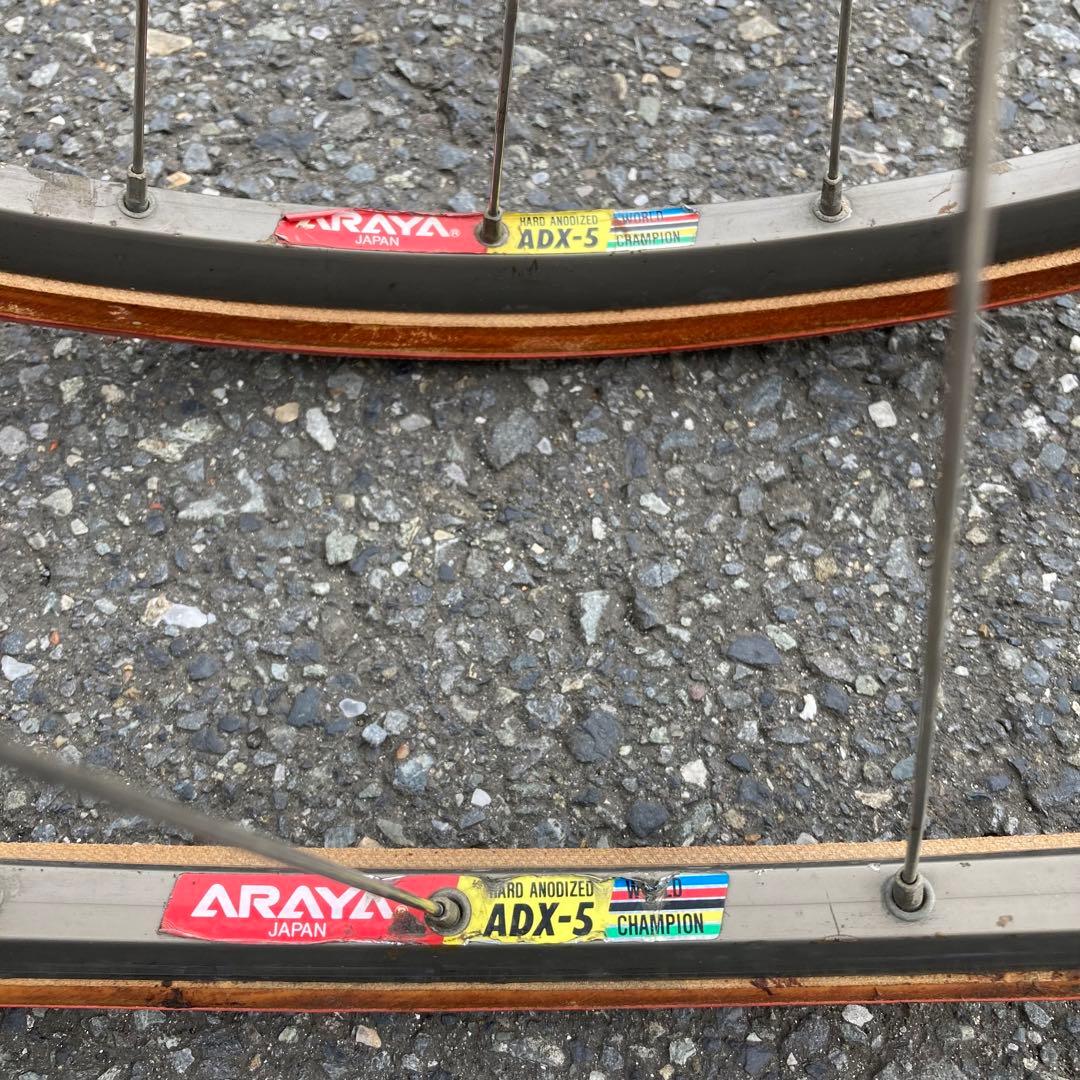 ARAYA ADX5 ピスト 軽量 ホイール 競輪 トラック レア デュラエース