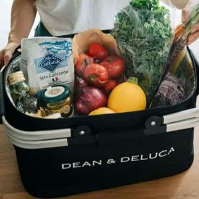 DEAN & DELUCA アルミハンドルクーラーバッグ ブラック