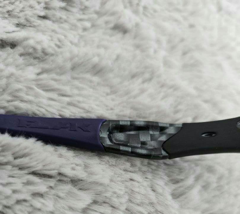 OAKLEY FLAKJacket MADE IN U.S.Aカーボン柄ゴルフ用