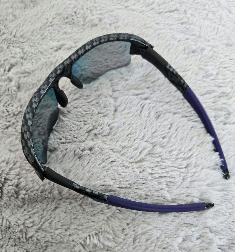 OAKLEY FLAKJacket MADE IN U.S.Aカーボン柄ゴルフ用