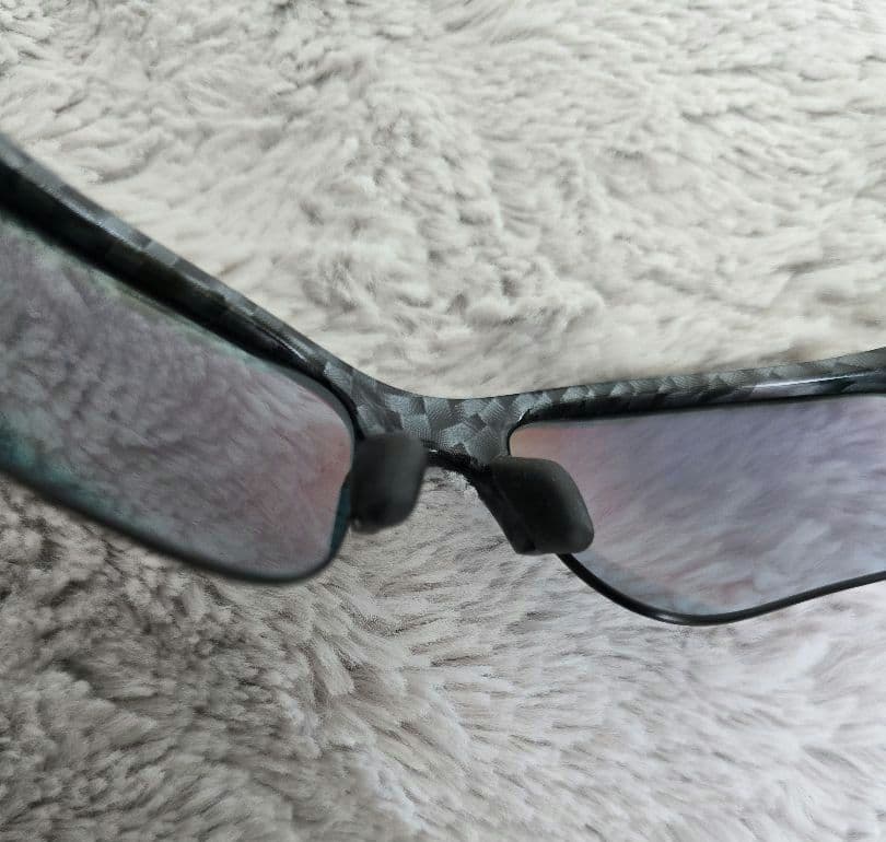 OAKLEY FLAKJacket MADE IN U.S.Aカーボン柄ゴルフ用