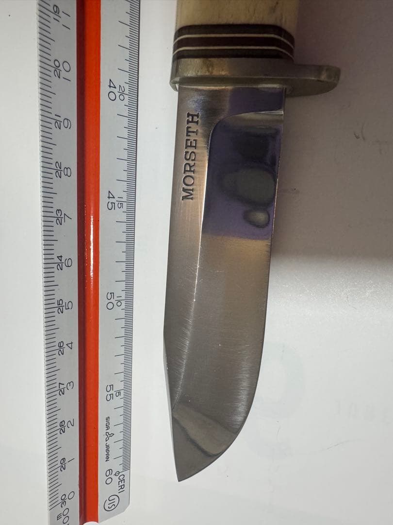 MORSETH ナイフ モーセス 刃渡り約10cm アウトドア 現状品
