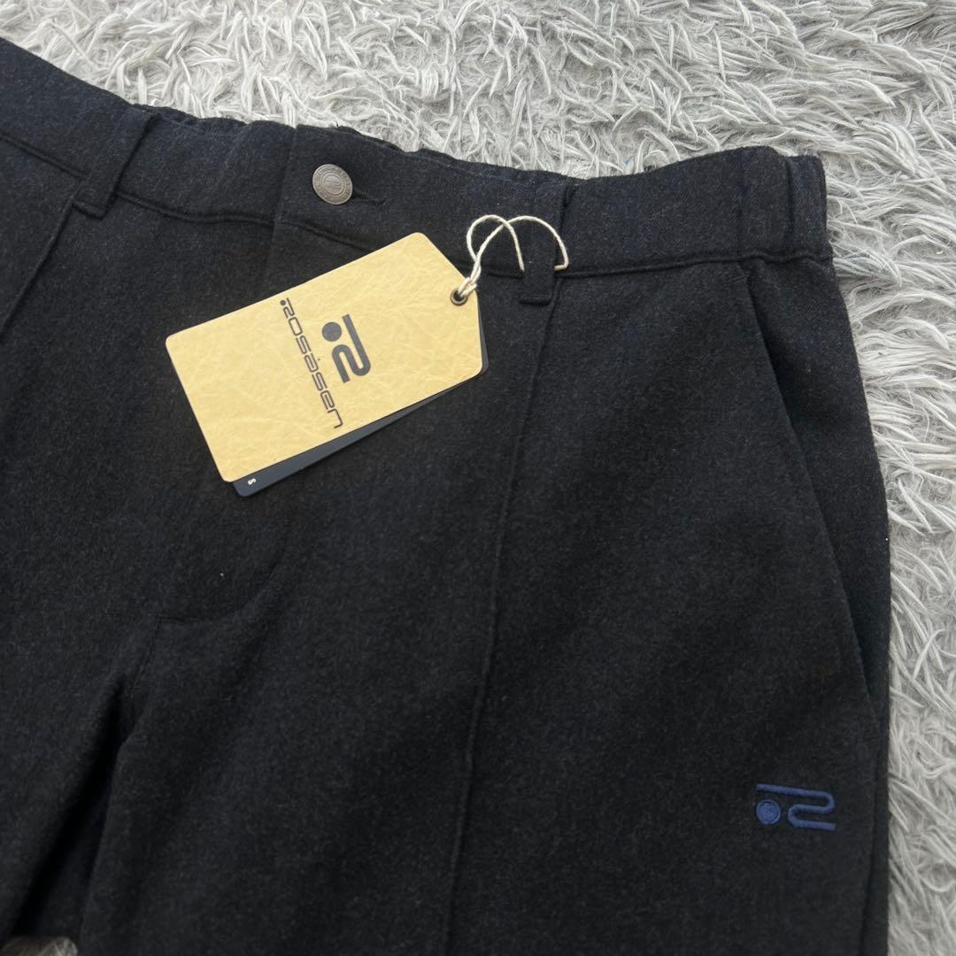 新品　ロサーセン　パンツ　ストレッチ　秋冬　ウエストゴム　グレー　サイズ85