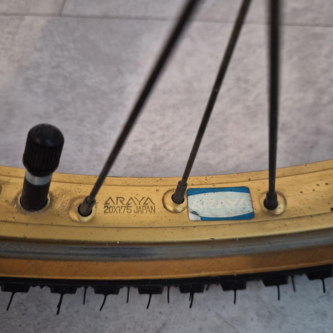 ARAYA 20×1.75 タコ穴 SUZUE ビッグハブ COMP3前後セット