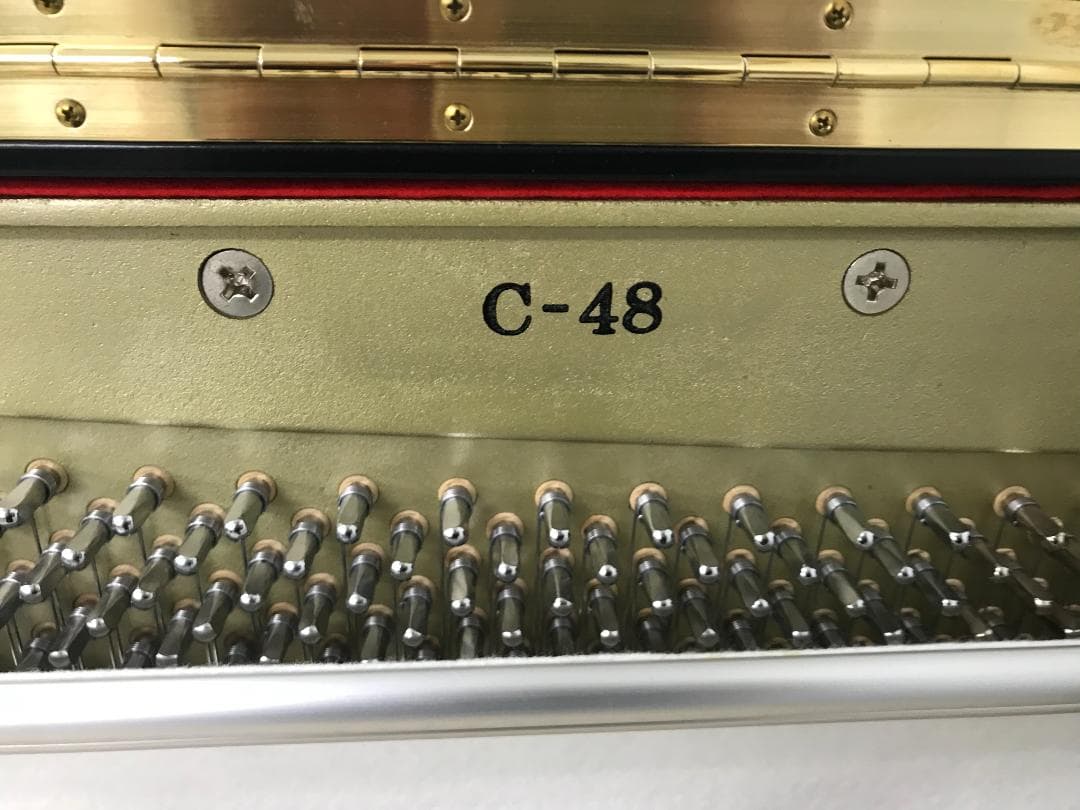 ★67790【アップライトピアノ】KAWAI　C48