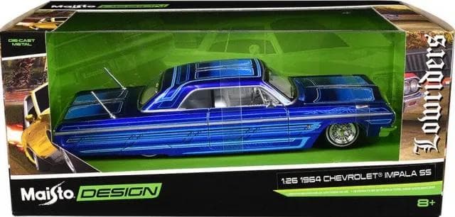 ミニカー Maisto Mijo 1/26 1964 Impala Lowrider BL