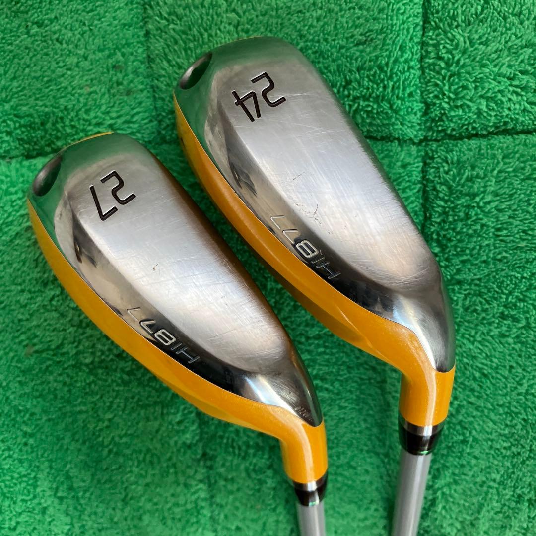 希少◆フォーティーンＵＴ(27°、24°)の2本セット、カーボン(R)