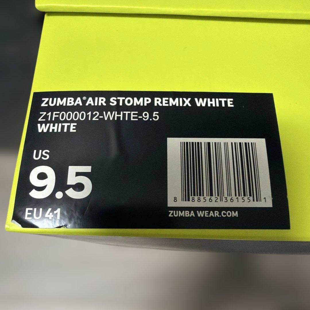 【正規品】ZUMBA ホワイトスニーカーUS9.5