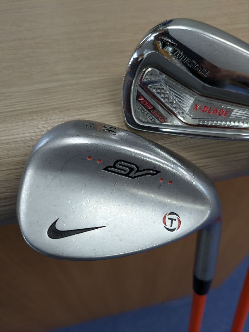 ロジャーキングシャフト装着 練習クラブ 7番 SW 2本セット