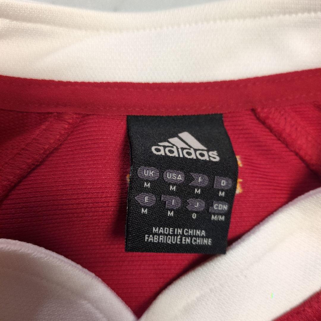 adidas ラグビー ウォームアップウェア 赤