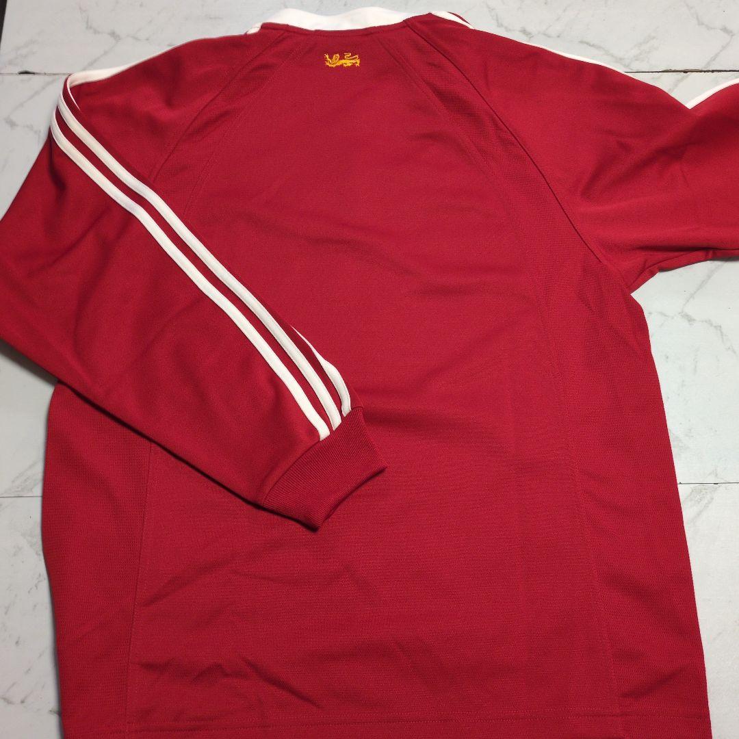 adidas ラグビー ウォームアップウェア 赤