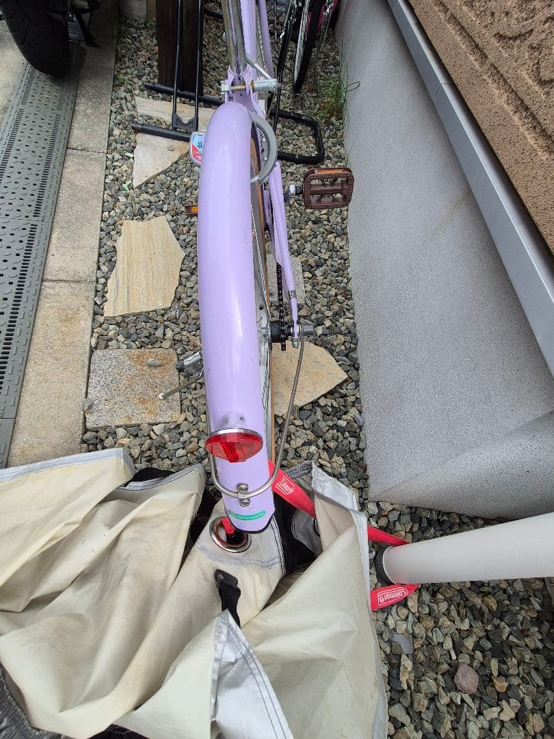 【引き取り限定】子供用自転車 ピンク 22インチ 丸石サイクル　リズミック
