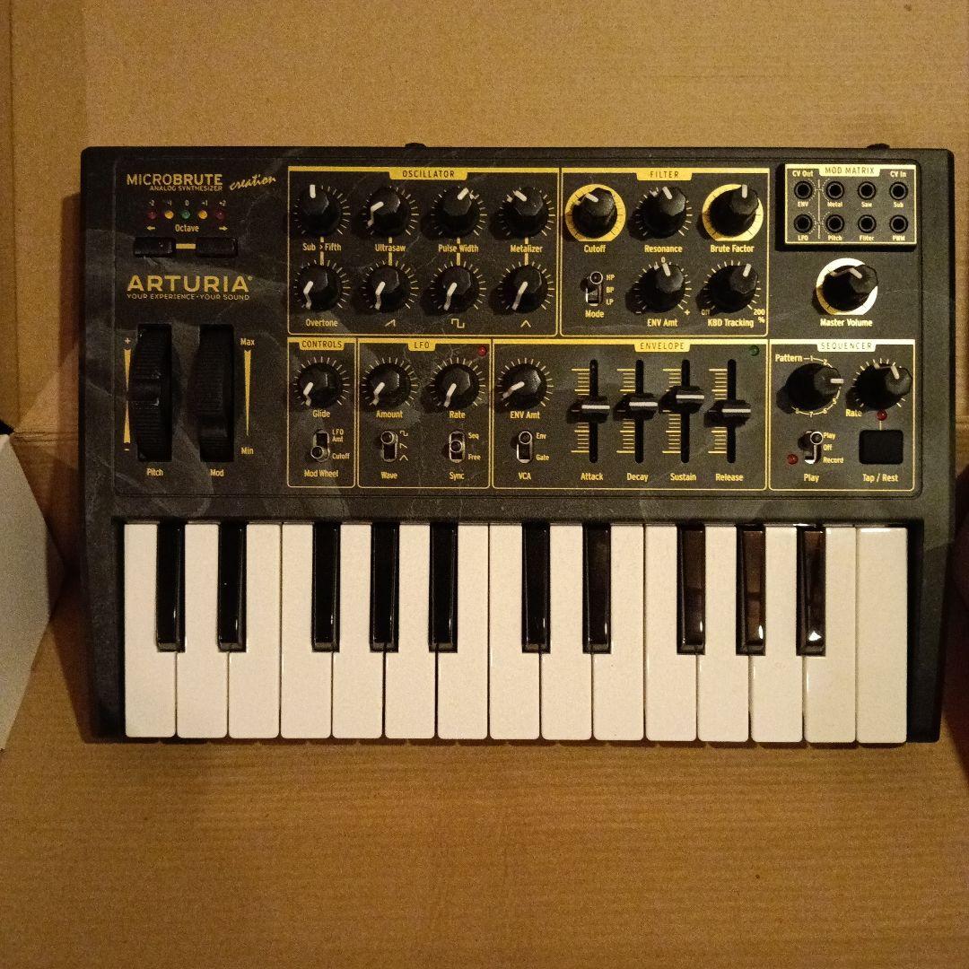 ARTURIA MICROBRUTE アナログシンセ　creation 限定版