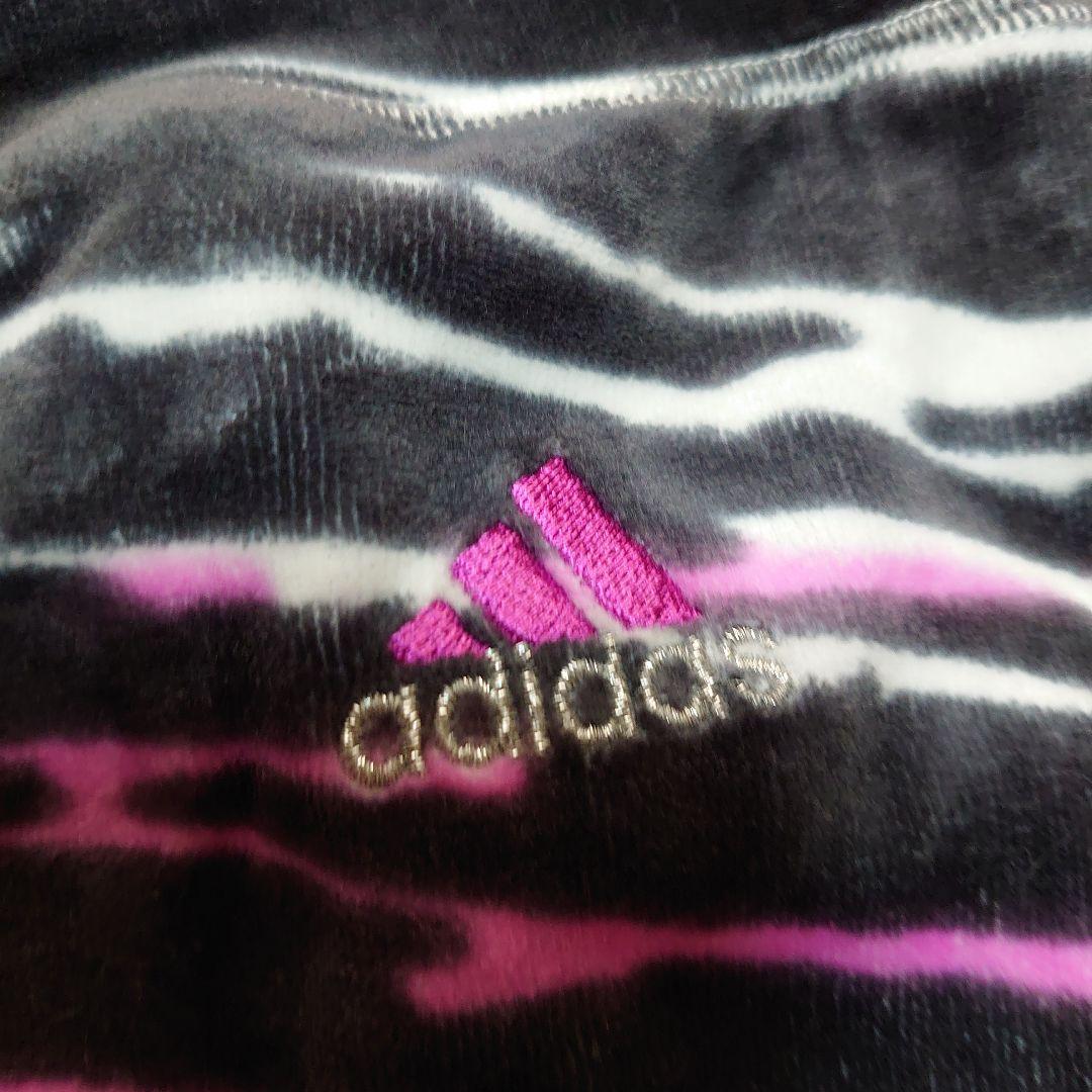 adidas アディダス ジャージ セットアップ ゼブラ柄 レディース L