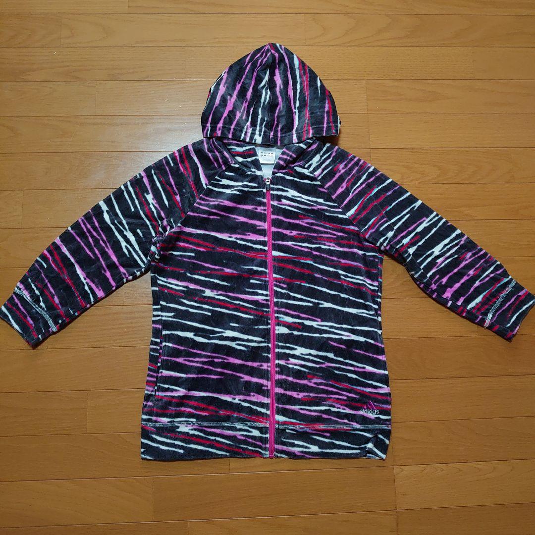 adidas アディダス ジャージ セットアップ ゼブラ柄 レディース L