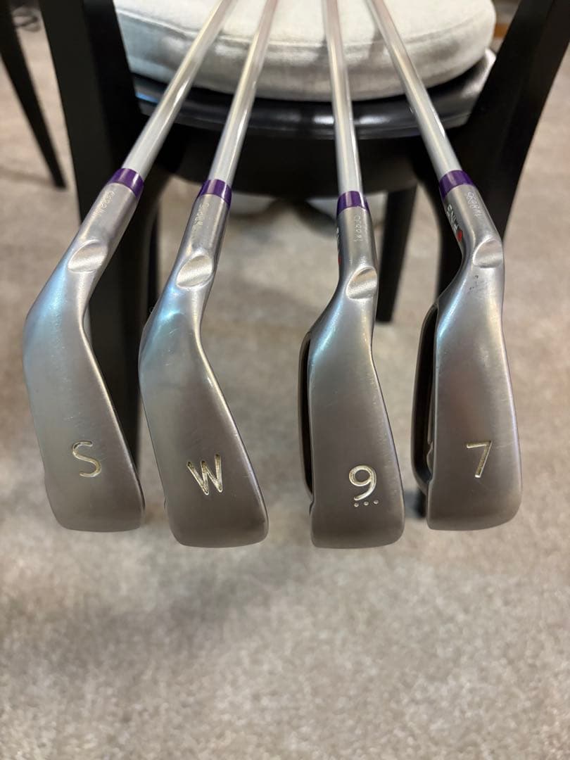 レディースレフティーPING アイアンセット スチール製 4本セット