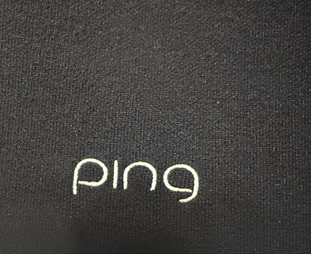 【超美品】PING サイドプリーツバイカラースカート＆セーター サイズS