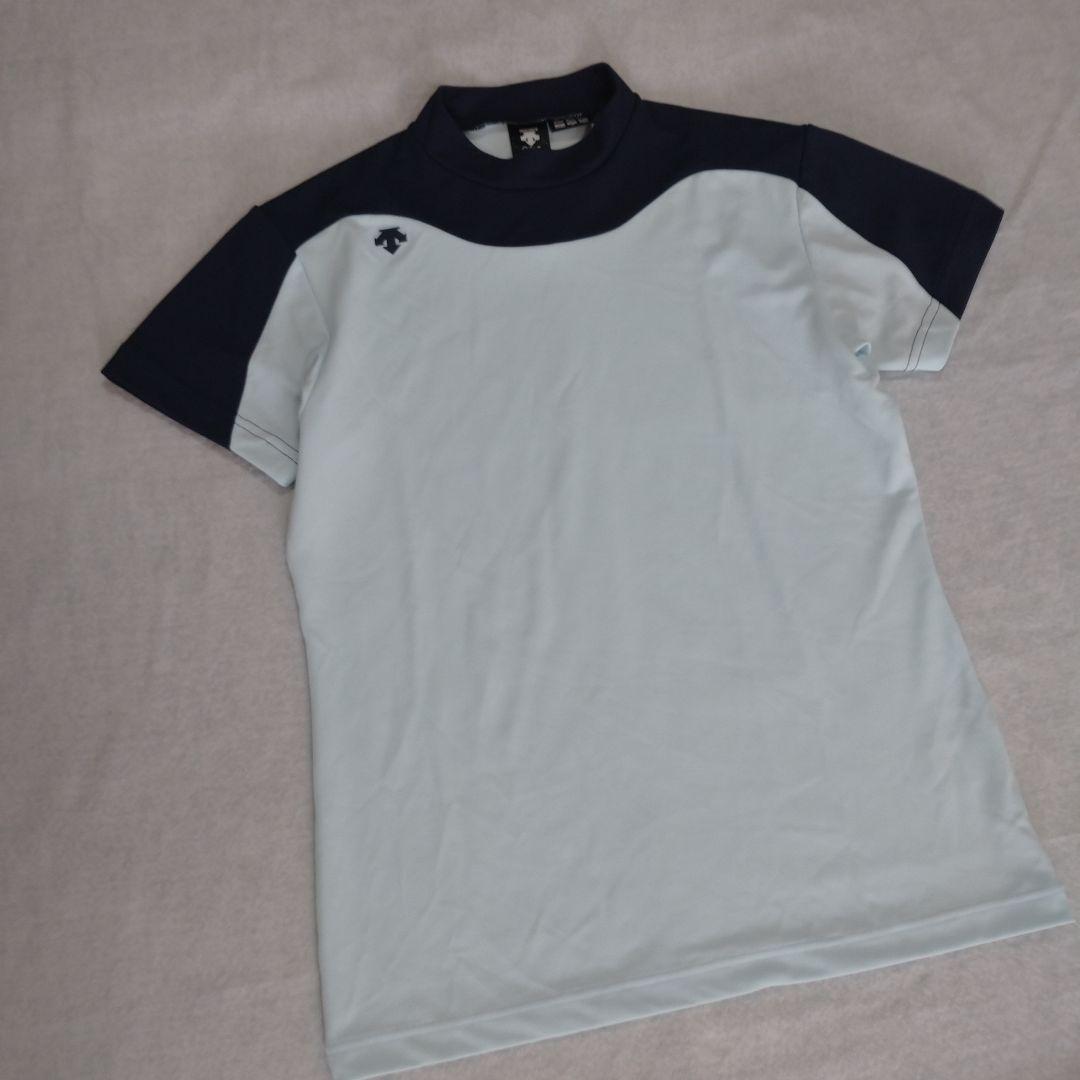 美品!!デサント　DESCENTE GOLF モックネック　シャツ Ｌ