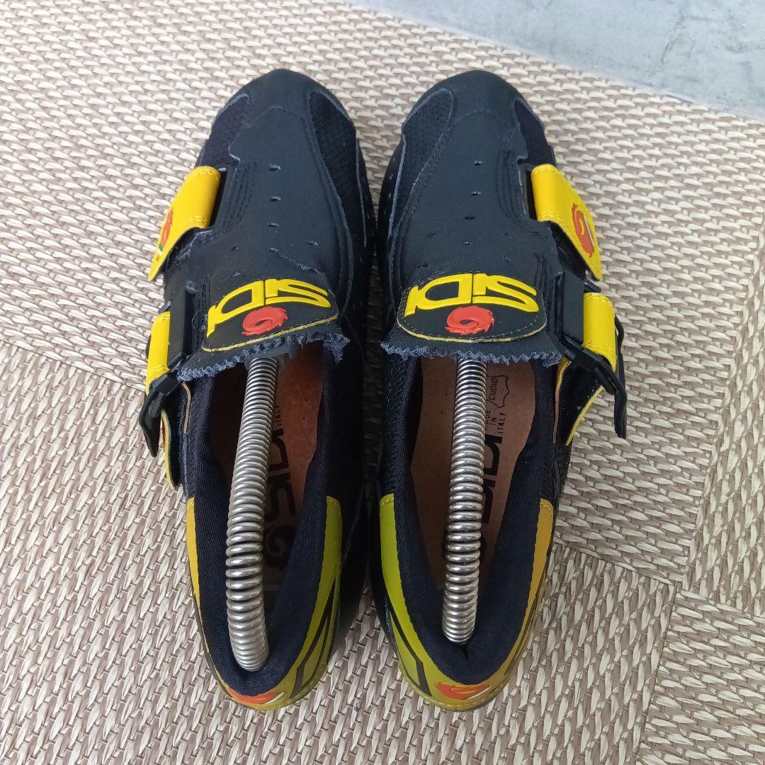 【デッドストック・希少】SIDI シディ ビンディングシューズ 本革 38 黒