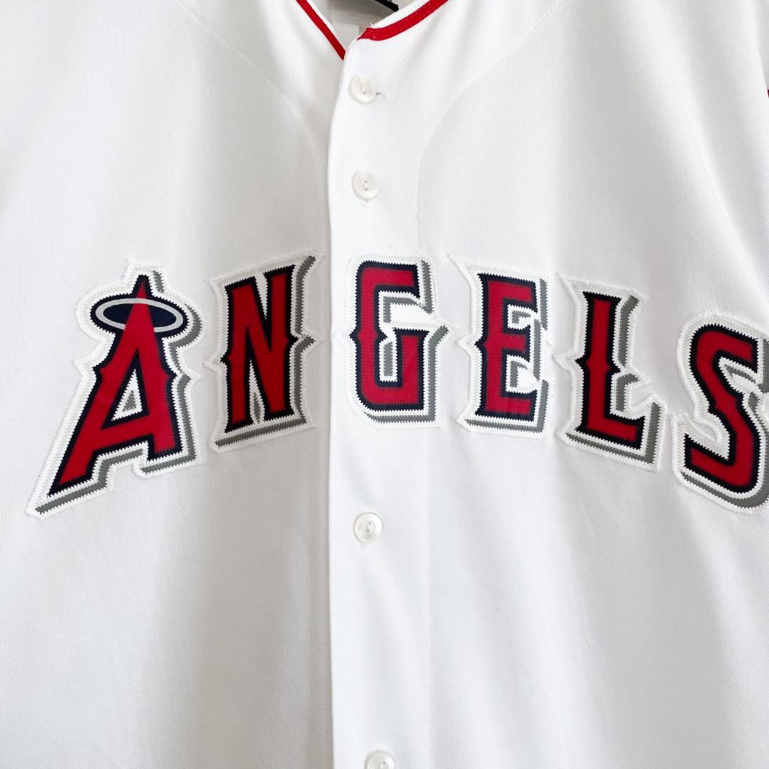 MLB ロサンゼルス・エンゼルス majestic ベースボールシャツ 海外古着