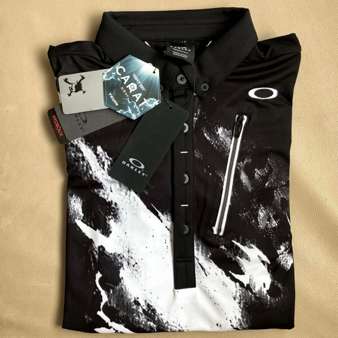 【未着用】OAKLEY メンズ 半袖ポロシャツ サイズM タグ付き