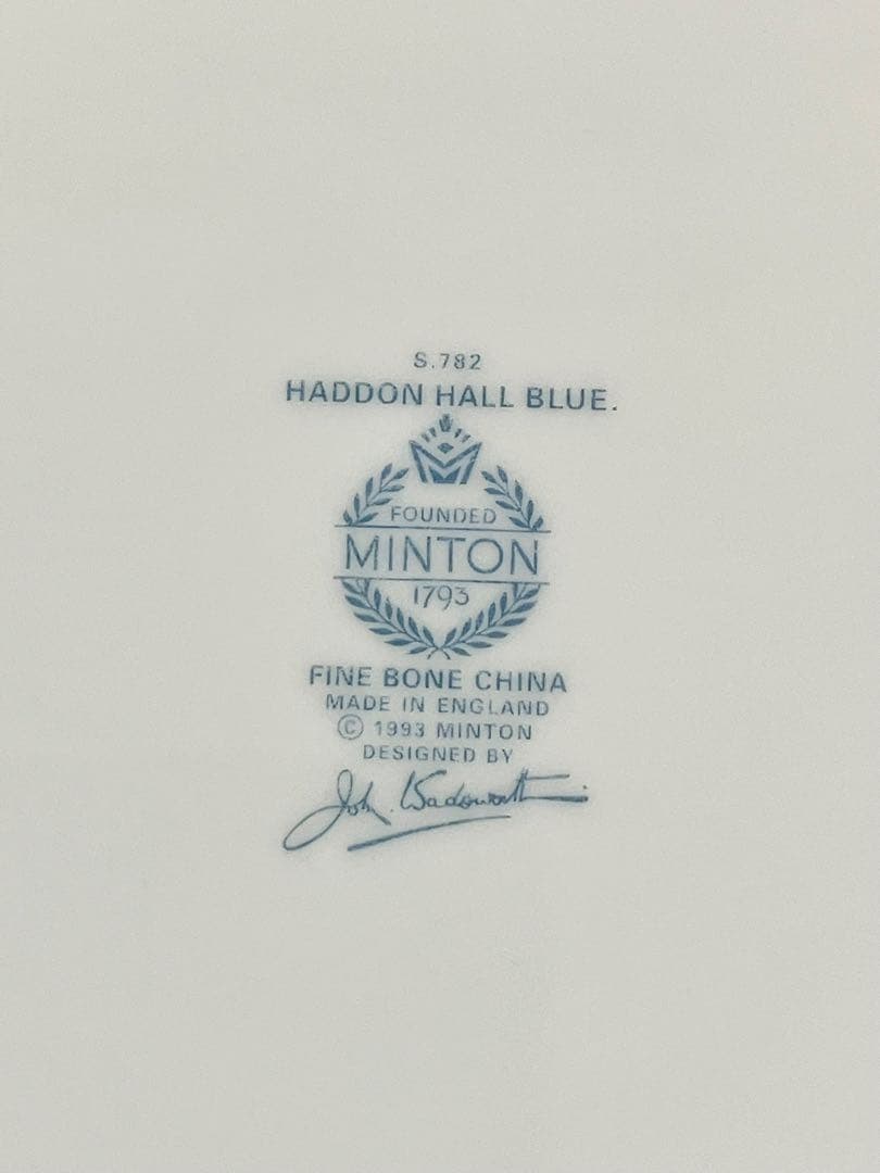 ミントン　ハンドホール レッド３枚 ブルー１枚　計４枚　24.5cm×27cm