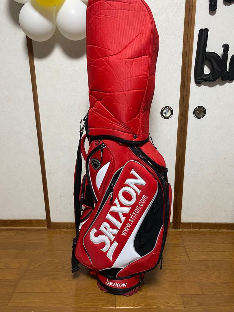 Srixon レッド キャディバッグ