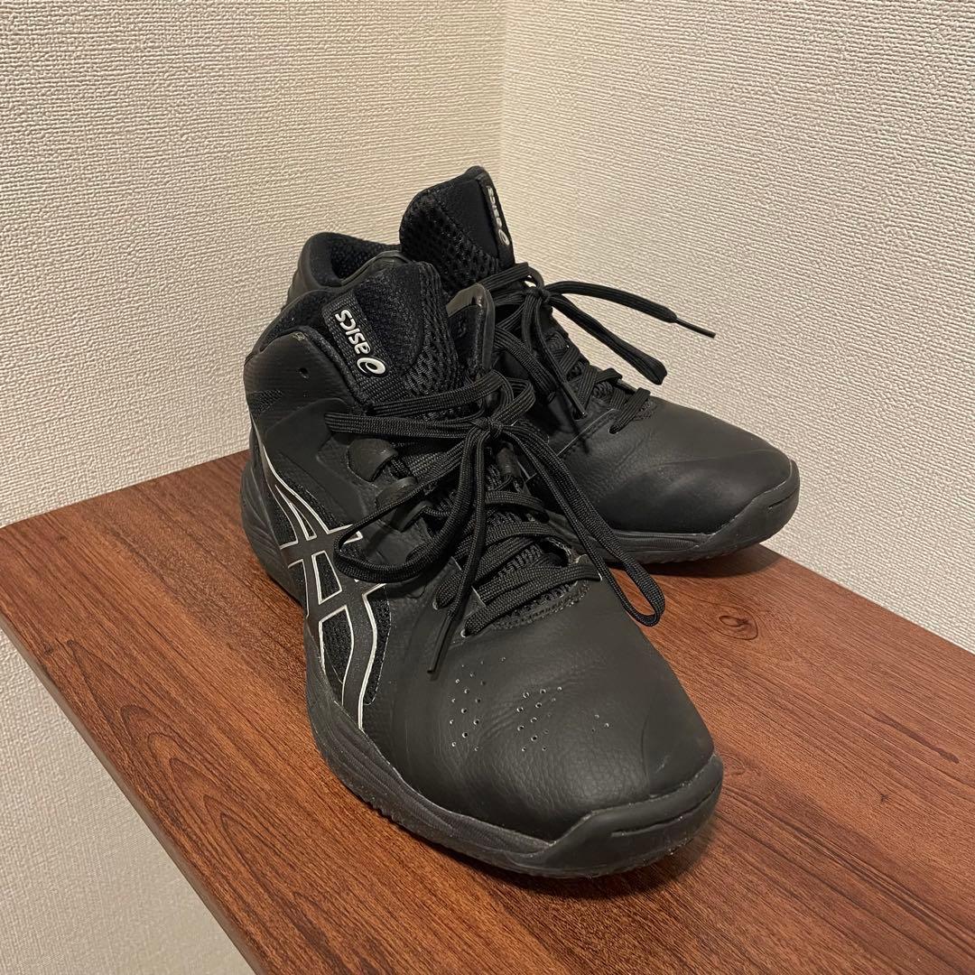 ASICS バスケットボールシューズ ブラック ハイカット