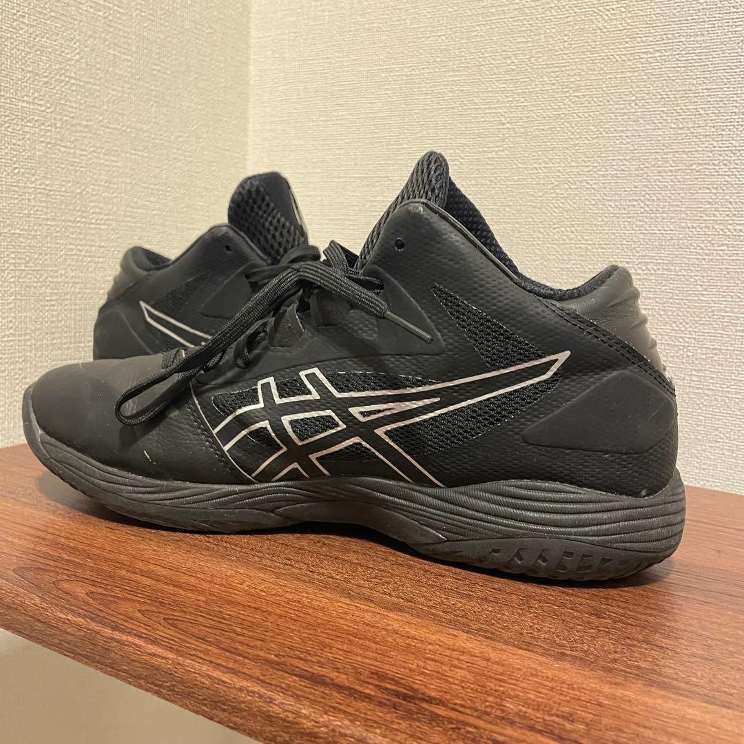 ASICS バスケットボールシューズ ブラック ハイカット