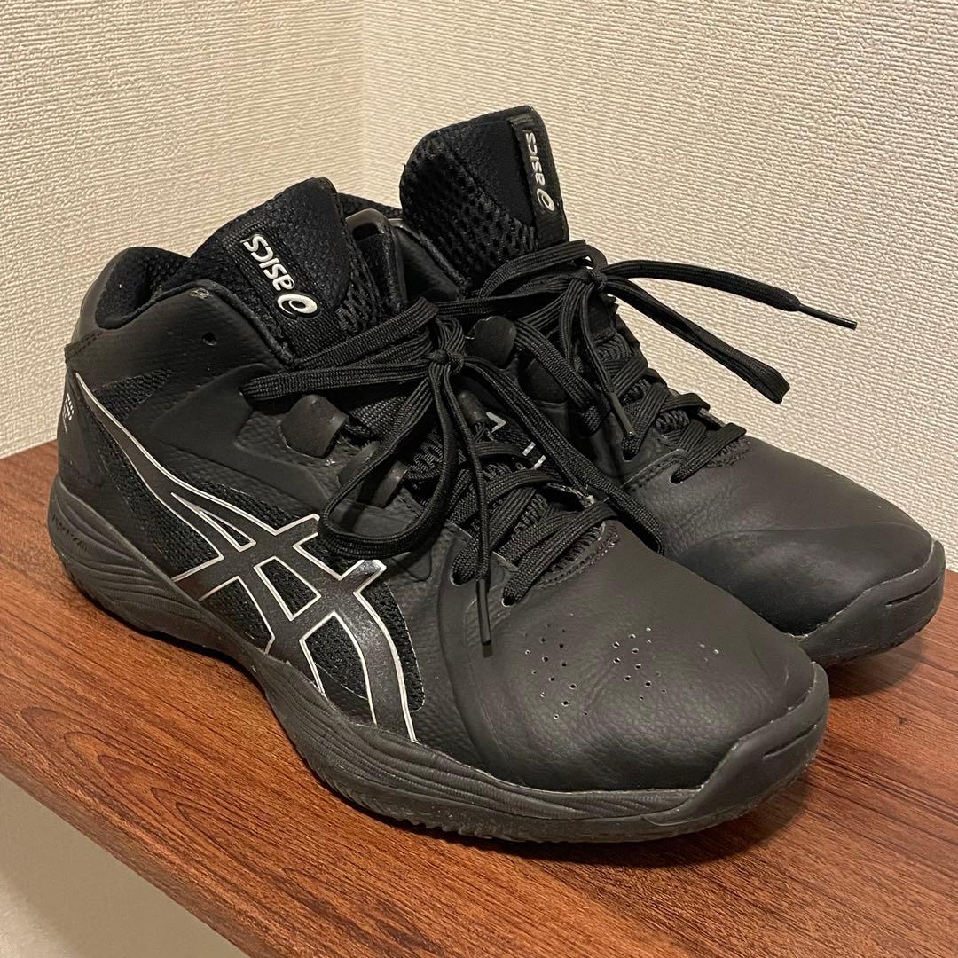 ASICS バスケットボールシューズ ブラック ハイカット