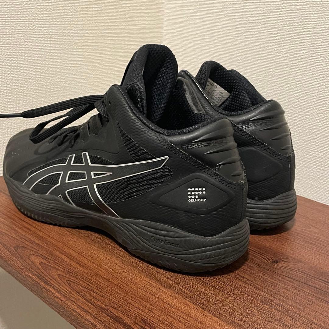 ASICS バスケットボールシューズ ブラック ハイカット