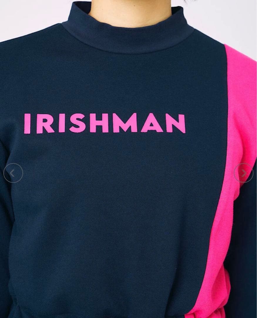 IRISHMAN アイリッシュマン　モックネックワンピース（LADIES)