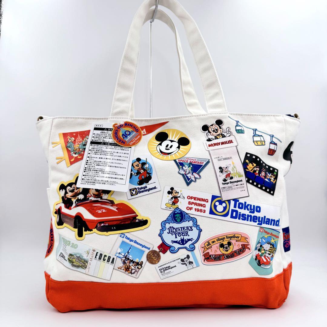新品タグ付✨ ディズニー ファンダフル 40周年　ショルダー トートバッグ