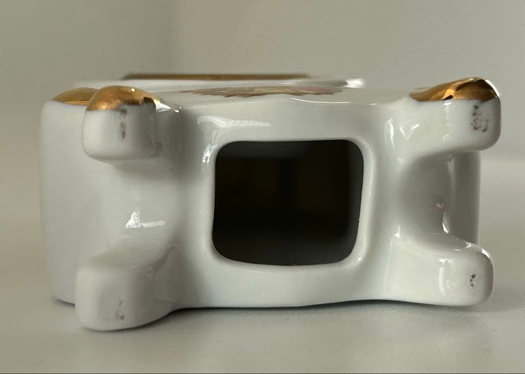 【稼動品】リモージュ置き時計　22K GOLD　フランス製