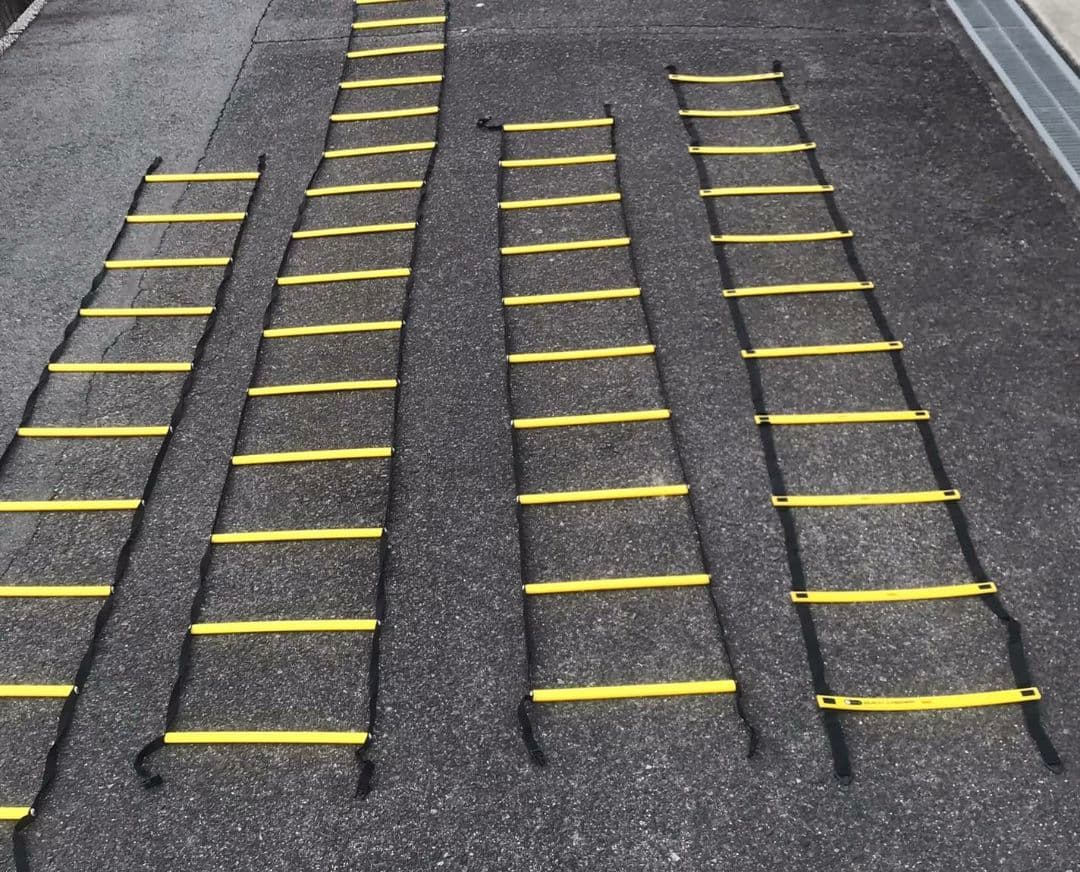 トレーニングラダーとハードルセット
