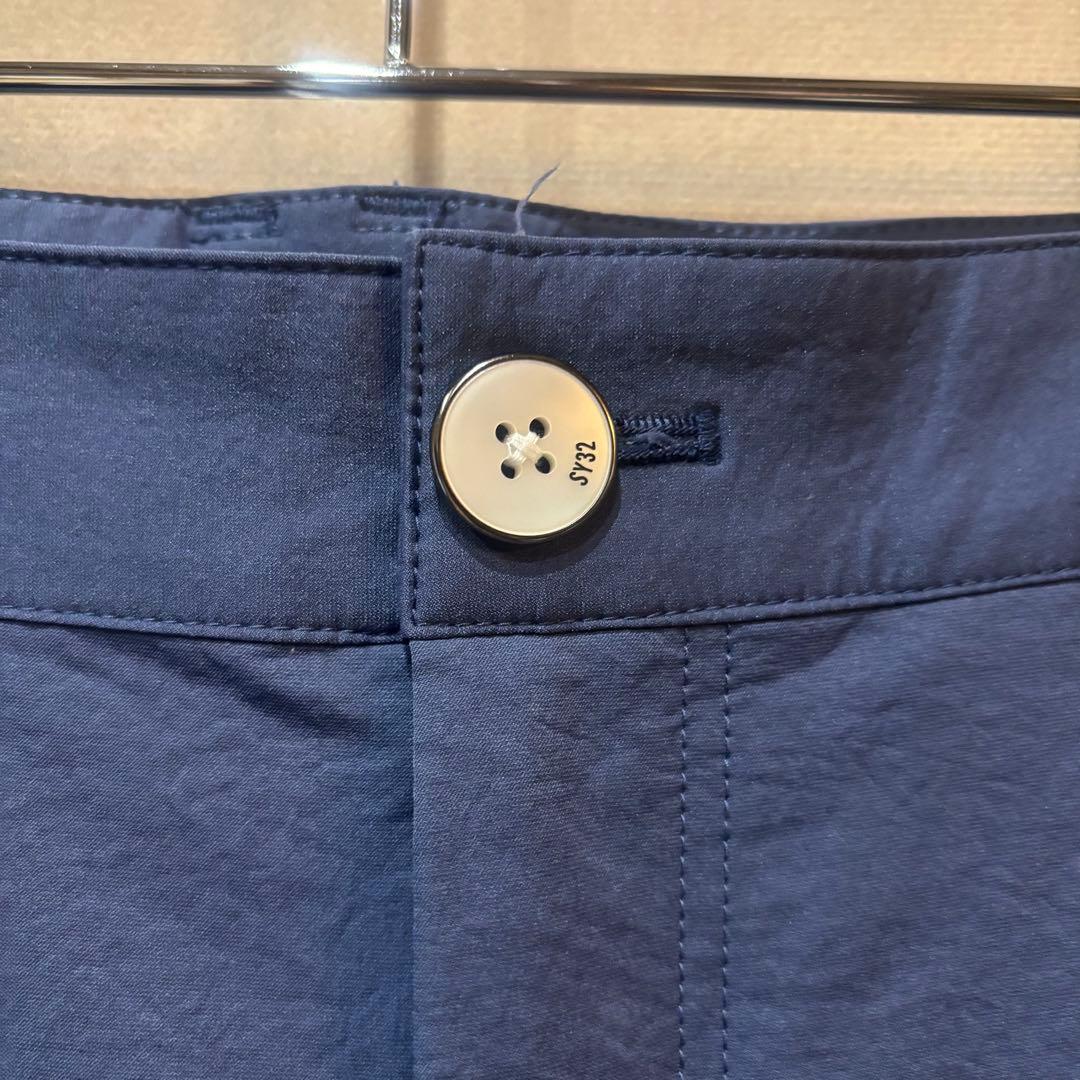 SY32bySWEETYEARS ナイロン ゴルフ パンツ メンズ ネイビー L