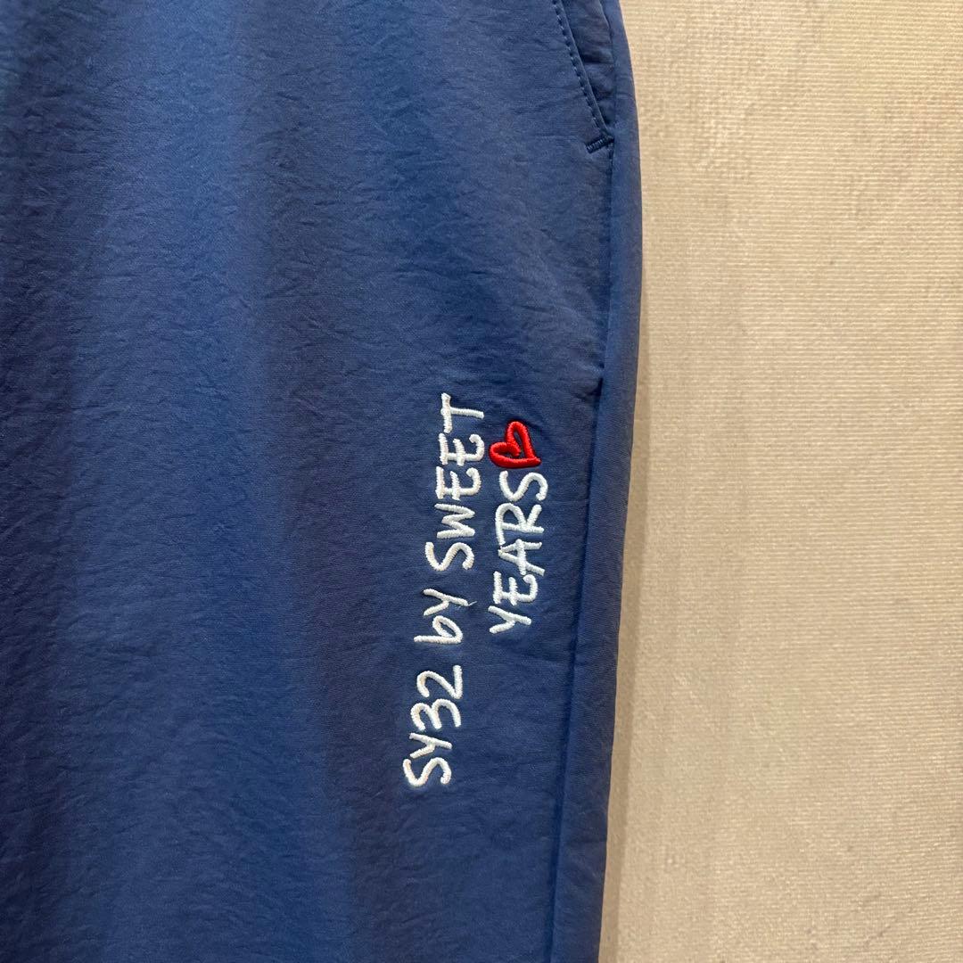 SY32bySWEETYEARS ナイロン ゴルフ パンツ メンズ ネイビー L